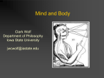 Mind and Body - public.iastate.edu