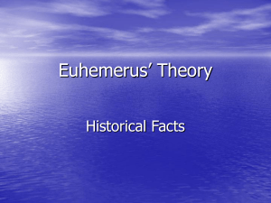 Euhemerus` Theory