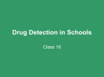Drug Detection in Schools