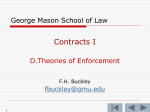 D. Theories of Enforcement