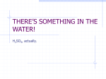 THERE`S SOMETHING IN THE WATER!
