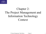 Table 2-1. Organizational Structure Influences on Projects The