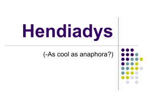 Hendiadys - T4HLHenson
