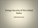 Energy Security of the United States