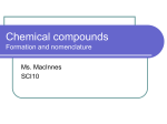 Chemical compounds - hrsbstaff.ednet.ns.ca