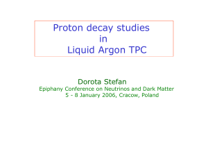 Proton decay studies in Liquid Argon TPC