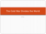 The Cold War Divides the World