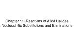 11. Reactions of Alkyl Halides
