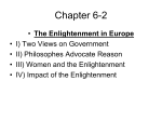 6-2] The Enlightenment in Europe