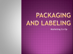 Packaging and Labeling