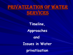 Privatization of water - Xavier Institute of Management Bhubaneswar