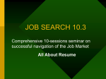 JOB SEARCH 10 - Portnov Computer School