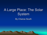 A large place the solar system