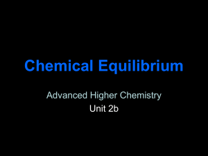 Chemical Equilibrium