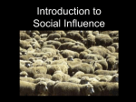 Introduction to Social Influence