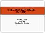 The Cyber Law regime in India