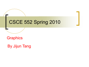 CSCE 590E Spring 2007
