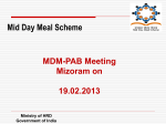 Proposal for 2013-14 - Mid Day Meal Scheme