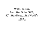 WWII, Executive Order 9066, TV, 50`s Headlines, 1962 World`s Fair