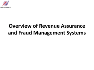 Overview of Revenue Assurance and Fraud Management Systems