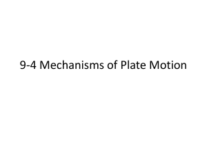Mechanisms of Plate Motion