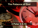 The Patience of God - Knollwood Church Of Christ