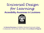 Universal Design for Learning - MERLOT International Conference