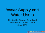Water Supply and Water Users
