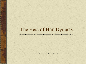 The Rest of Han Dynasty