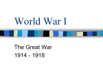 WWI Power Point