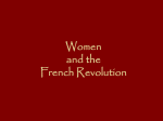 Women and the French Revolution