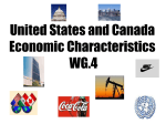 United States and Canada Economic Characteristics 2016
