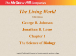 The Science of Biology - McGraw Hill Higher Education