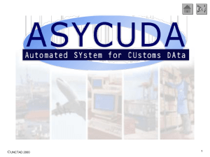 ASYCUDA Modules