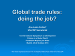 Global trade rules