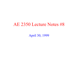 AE 2350 Lecture Notes #8