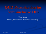 QCD Factorization for Semi