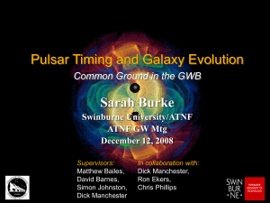 Pulsar timing