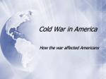 Cold War in America - Plain Local Schools