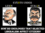 Events Under Lenin Stalin