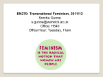 EN270: Transnational Feminism, 2011/12