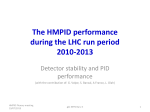 The_HMPID_performance