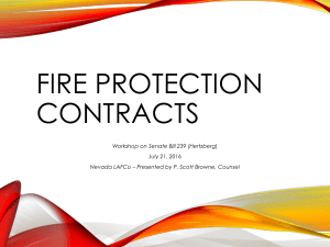 Fire Service Contracts-SB 239 PowerPoint