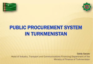 Turkmenistan - World Bank Group