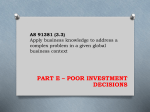 3.3 E Poor Investment Decisions