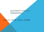 Electricity Current Presentation - Andrew fowler