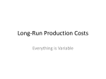 Long-Run Production Costs