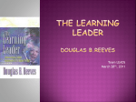 The Learning leader Douglas B.Reeves