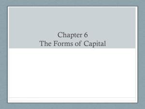 Chapter 6 The Forms of Capital