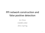 PPI network construction and false positive detection